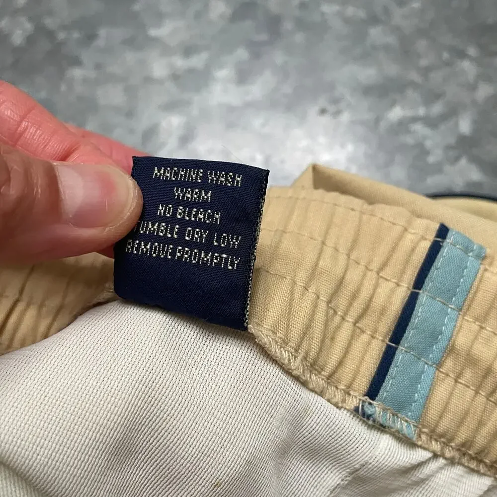 Vintage Jockey Man In Motion Logo Shorts Mens Large XL Tan Brown Retro 70s 80s